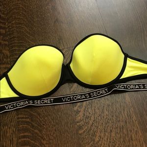 Neon yellow VS bikini top